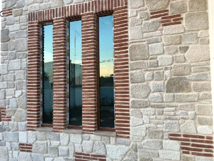 Agrilla Perla taş duvar kaplama uygulaması